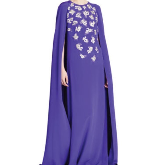 Oscar de la Renta Dresses & Skirts - SOLD Oscar de la Renta Embellished Purple Gown NWT